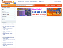 Tablet Screenshot of homeschoolbundles.com